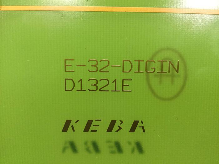 Used KEBA Engel Circuit Board E-32-DIGIN D1321E Used
