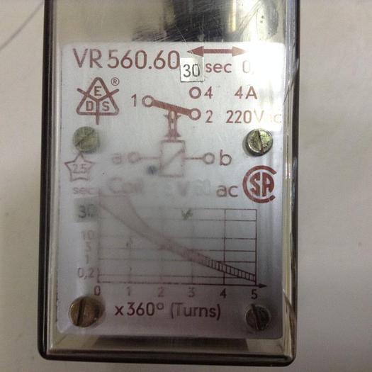 Used DOLD Time Delay Relay VR560.60 #86793