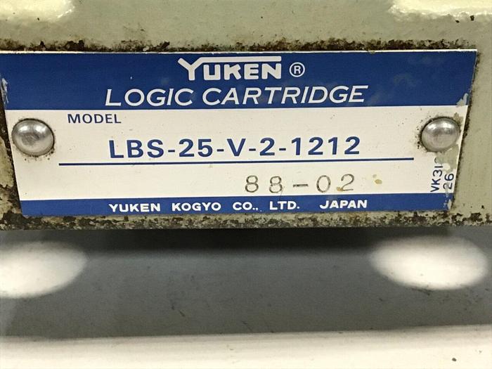 Used YUKEN Valve LBS-25-V-2-1212 #144638