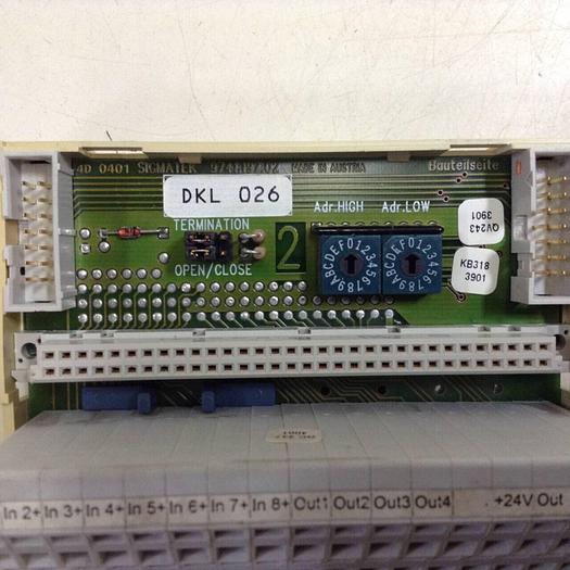 Used SIGMATEK Base Module DKL026 05-024-026 #87641
