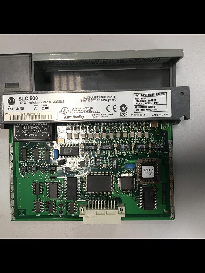 Used ALLEN BRADLEY SLC 500 Input Module 1746-NR8 USED 
