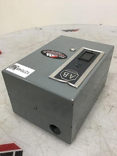 Used ALLEN BRADLEY Motor Starter Size 0 509-AAD SER B #127048