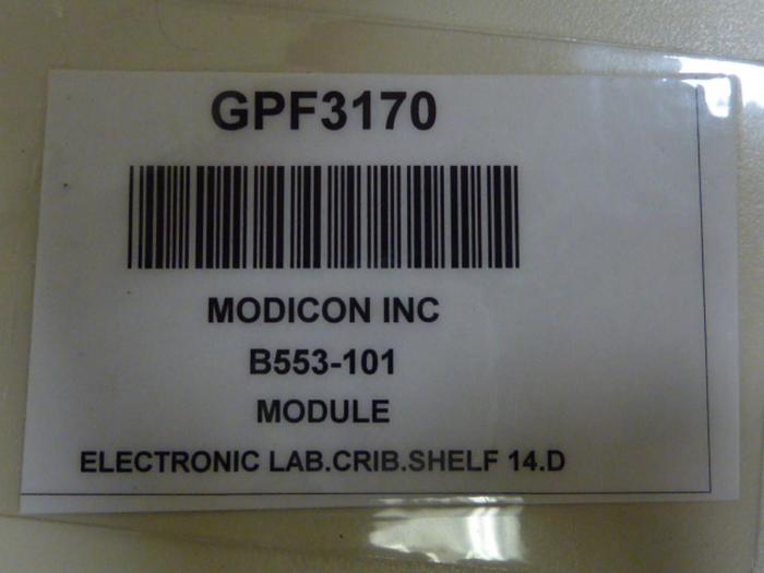 Used GOULD Input Module B553-101 Used