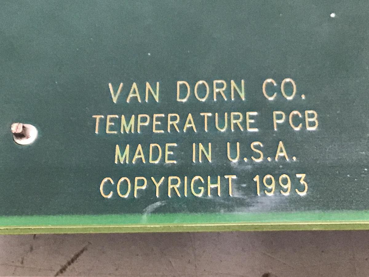 Used VAN DORN Temperature Circuit Board PC330-021 330-021 Used