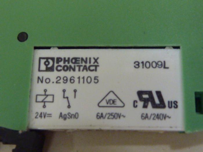Used PHOENIX CONTACT Terminal Block PLC-BSC-24DC/21 #54980