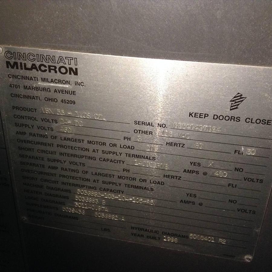 Used HYDRO LINE Clamp Cylinder N5F-2.5X7 USED