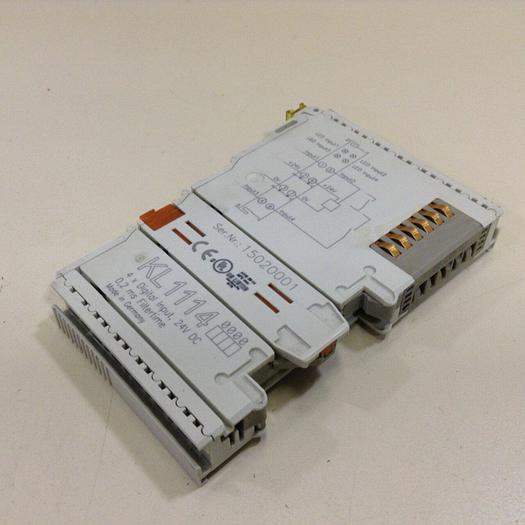 Used BECKHOFF 4-Channel Digital Input Terminal KL1114 #87166