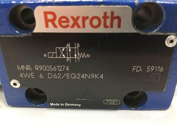 Used REXROTH Valve 4WE6D62EG24N9K4 #98334