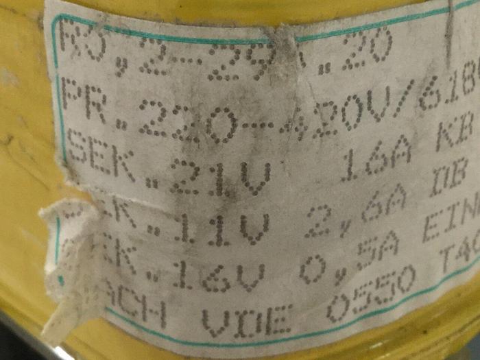 Used MESSTECHNIK MELLENBACH 618 VA Transformer VDE 0550 T40/B #107875