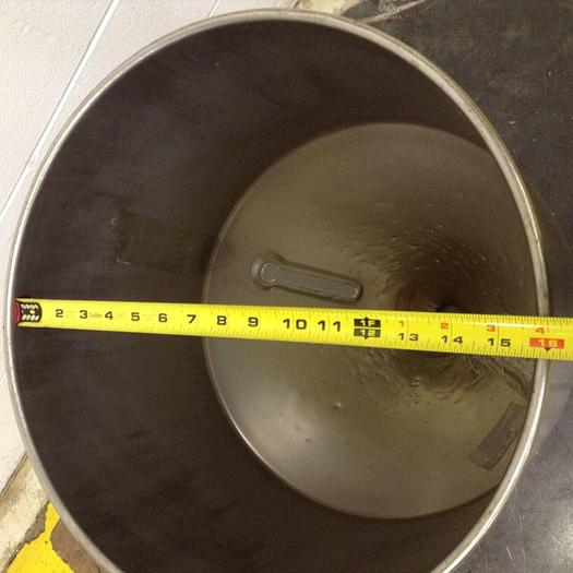 Used METAL FABRICATOR Hopper w/ Lid HOPPER996 #72996