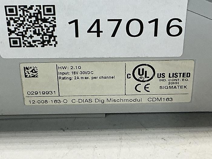 Used SIGMATEK CDM 163