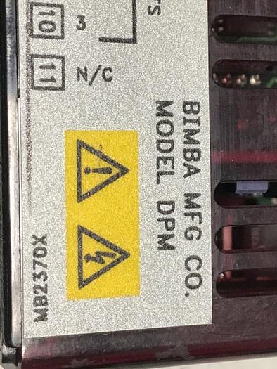 Used BIMBA Digital Panel Meter DPM #129877