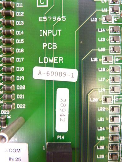 Used BARBER COLMAN Input Circuit Board Lower A-60089-1 #19708