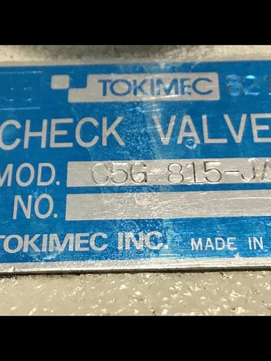 Used VICKERS Tokimec Check Valve C5G-815-JA Used