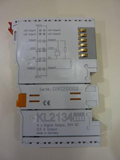 Used BECKHOFF Output Module KL2134 #123452