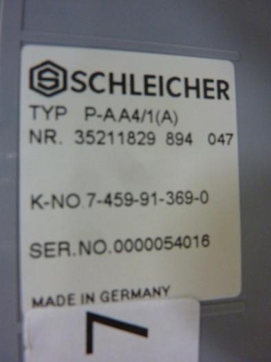 Used SCHLEICHER Output Module P-AA4/1 (A) #65697