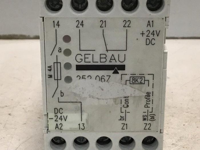 Used GELBAU Relay 3002.5206Z 252.06Z #123146