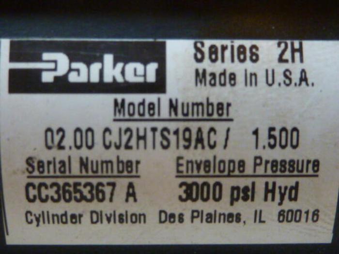 Used PARKER Cylinder 02.00 CJ2HTS19AC 1.500 Used