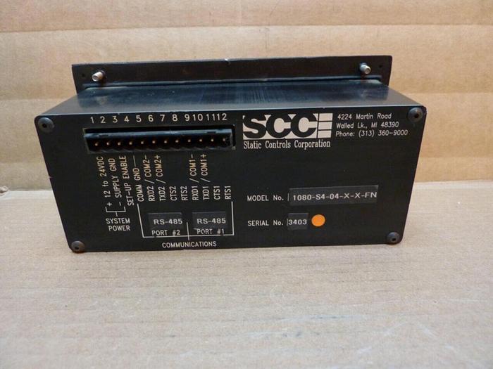 Used STATIC CONTROL SYSTEMS Line Display Unit 1080-S4-04-X-X-FN #23220