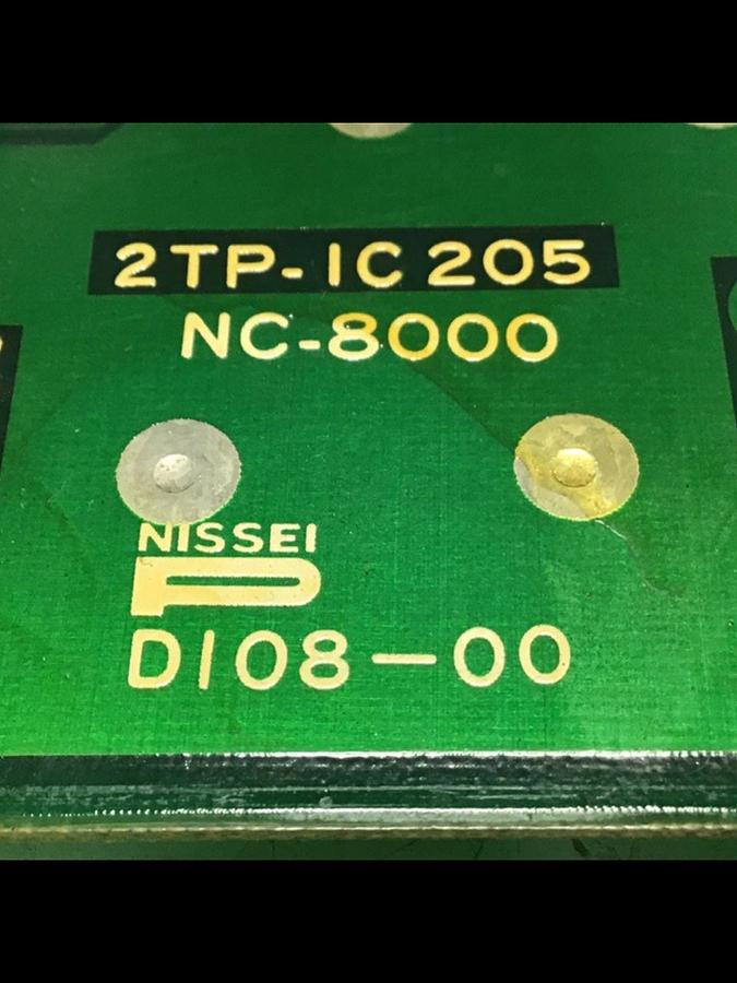 Used NISSEI Circuit Board NC8000 2TP-IC205 #139581