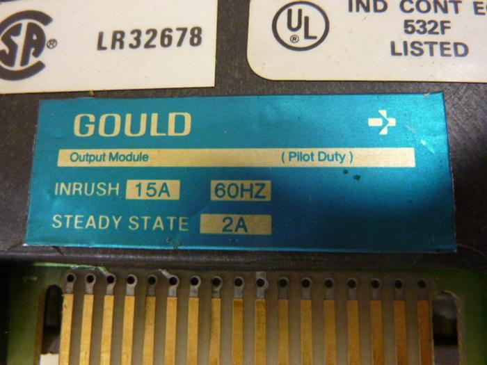 Used GOULD Output Module B550 #50769