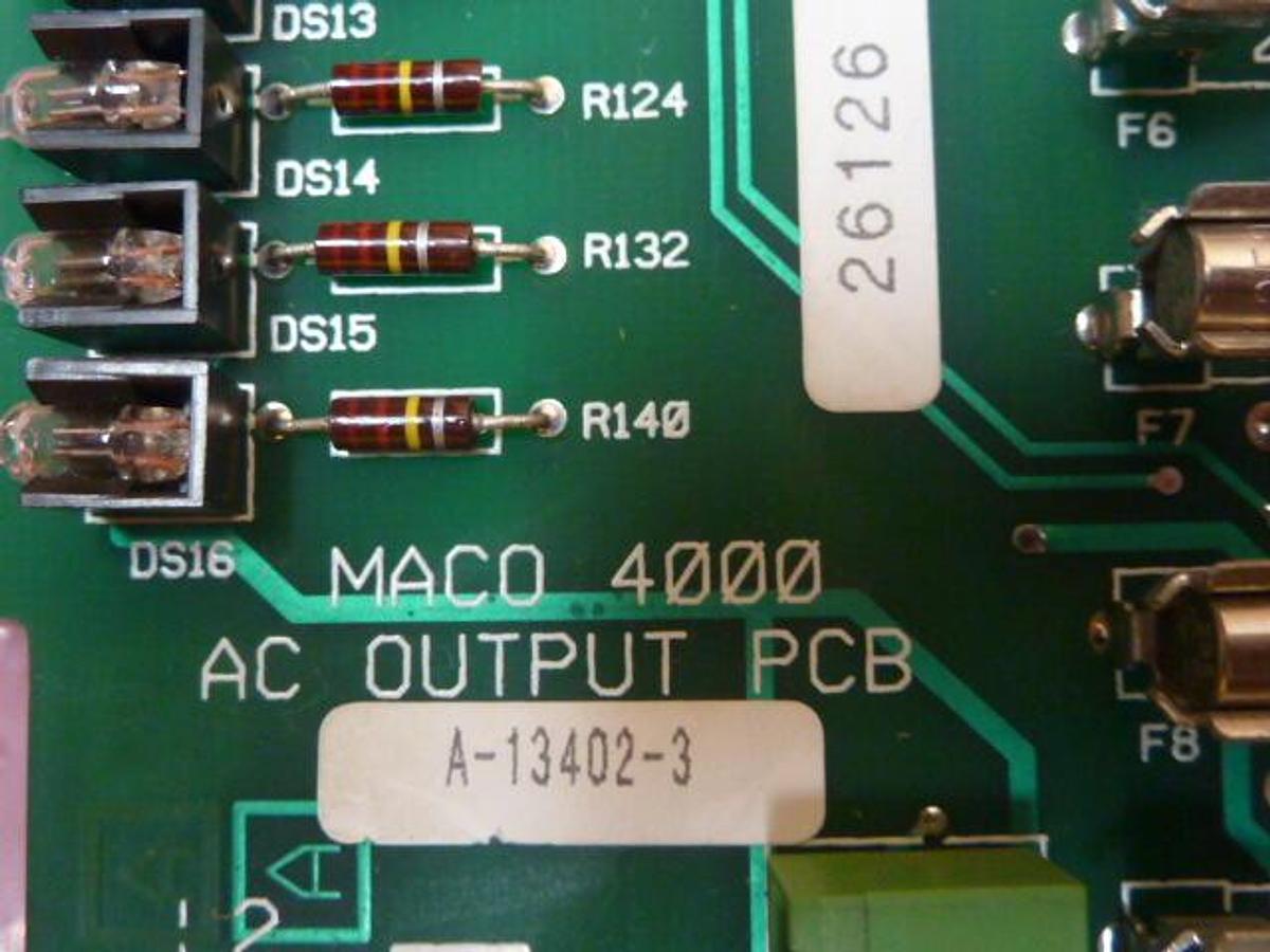 Used BARBER COLMAN AC Output Circuit Board A-13402-3 Used 