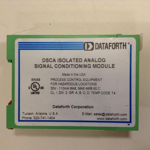 Used DATAFORTH Signal Conditioning Module DSCA30-08 #71534