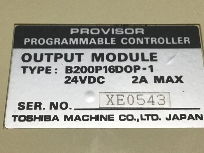 Used TOSHIBA Output Module B200P16DOP-1 #114348