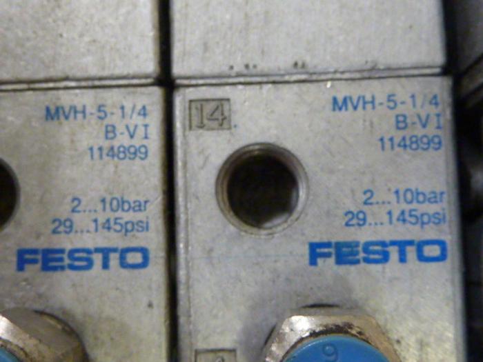 Used FESTO Control Block / Valve Terminal IFB8-02 #52848