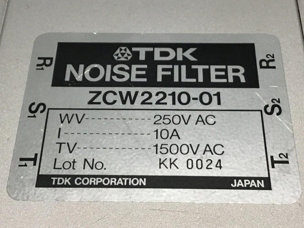 Used TDK Noise Filter ZCW2210-01 USED