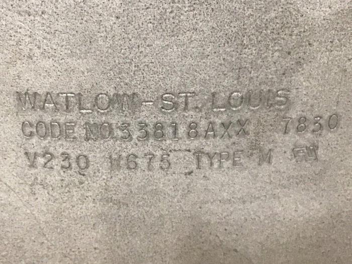 Used WATLOW 675 Watt Heater Band 33818AXX 7830 #125879