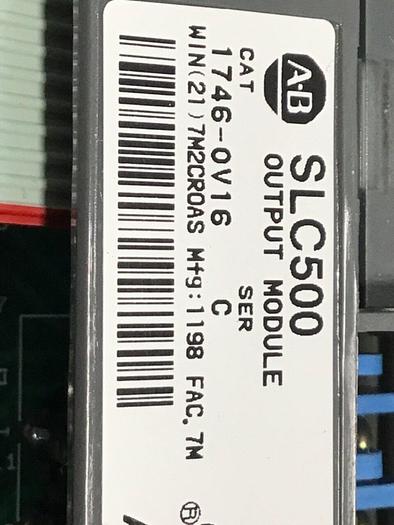 Used ALLEN BRADLEY Output Module 1746-OV16 SER C #118326