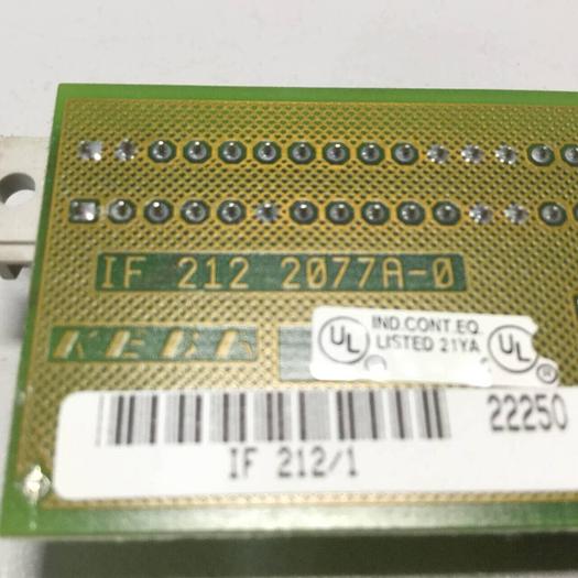 Used KEBA Circuit Board IF212 2077A-0 #96916