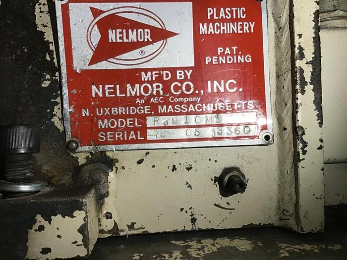 Used NELMOR 5 HP Grinder / Granulator, RG810M1, Used