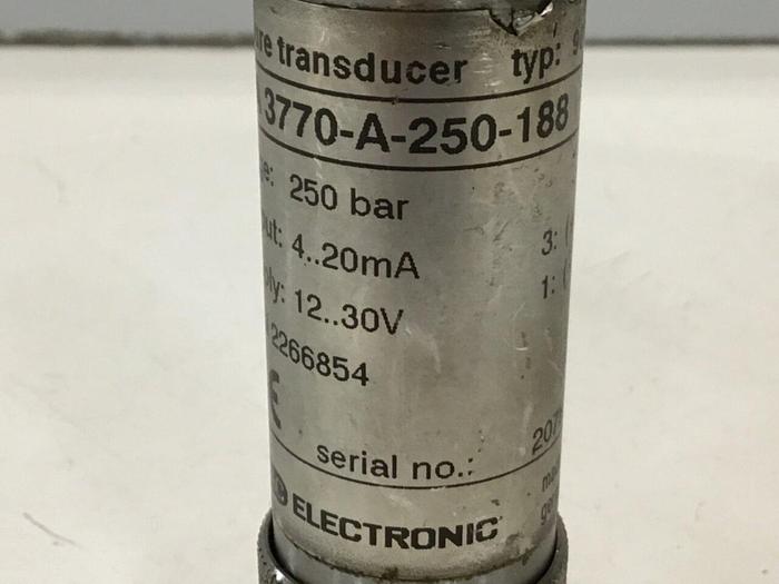 Used HYDAC Pressure Transducer HDA 3770-A-250-188 #126590