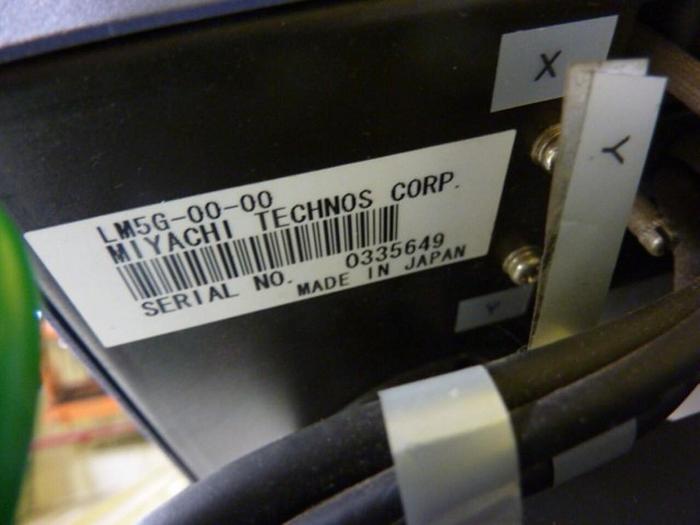 Used UNITEK MIYACHI Laser Marker LM5G-00-00 #65872