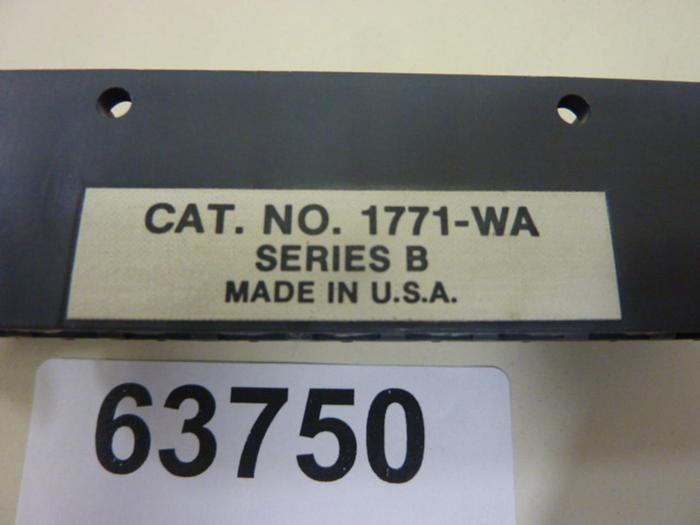 Used ALLEN BRADLEY Arm Field Wiring 1771-WA SER B #63750