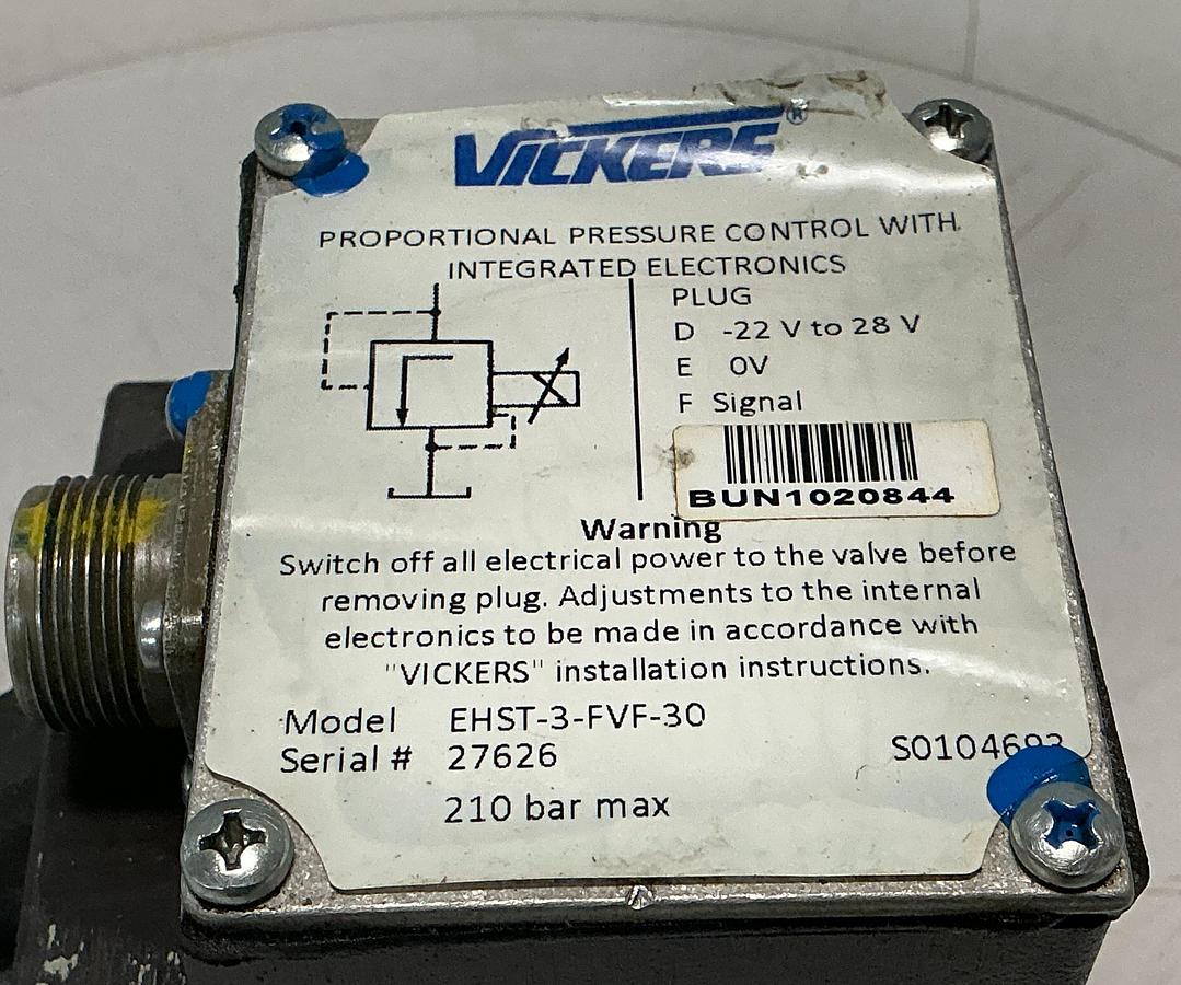 Used VICKERS EHST-3-FVF-30
