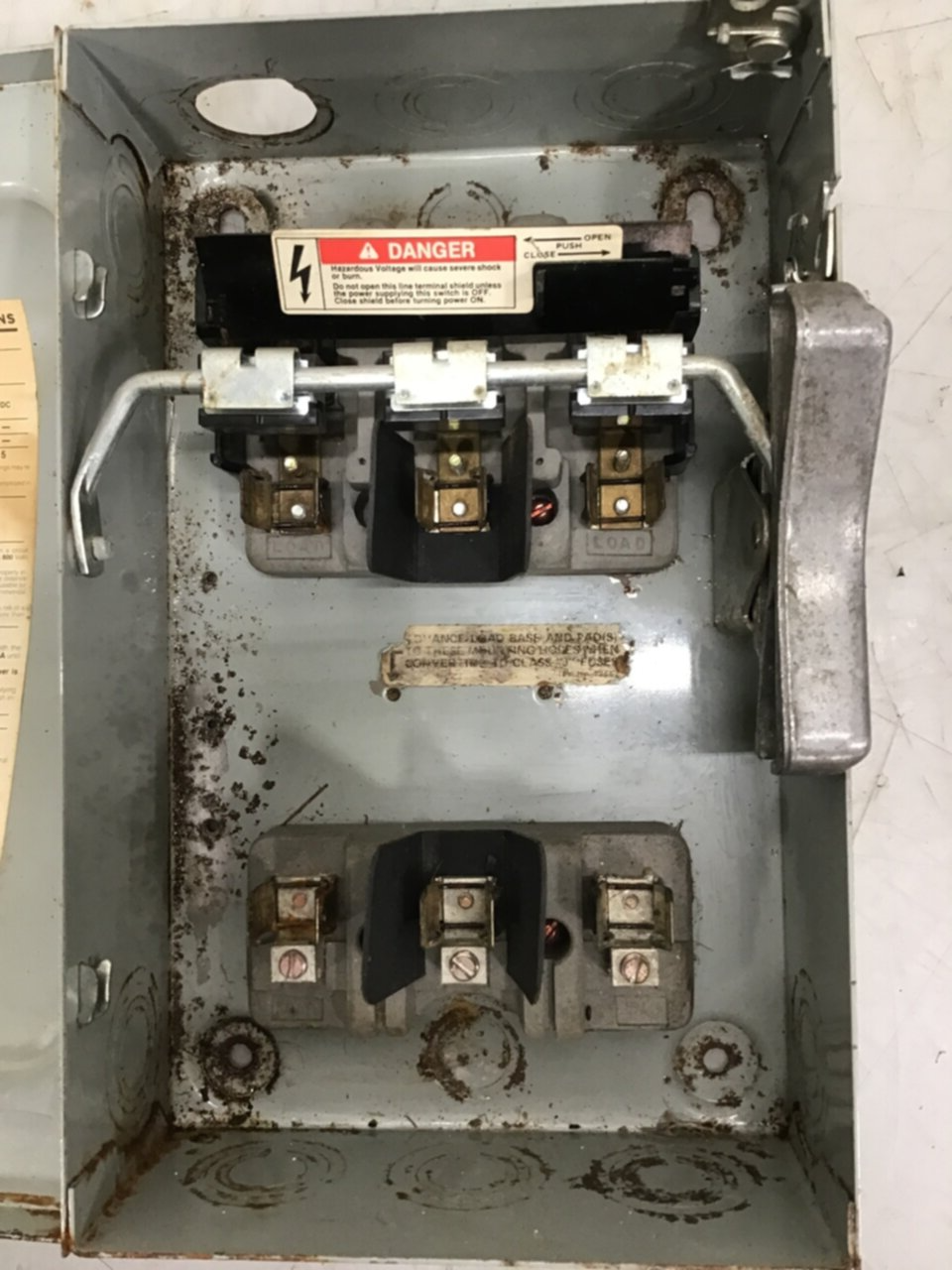 Used SIEMENS 30 Amp ITE Heavy Duty Vacu-Break F-351 USED