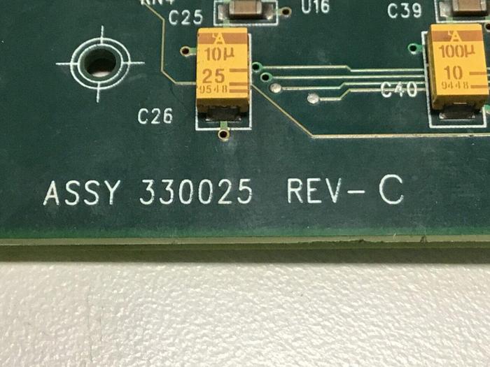 Used VAN DORN Analog Circuit Board 330025 PC330-025 Used
