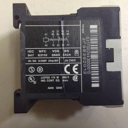 Used TELEMECANIQUE Control Relay CA3KN317BD3 #84980