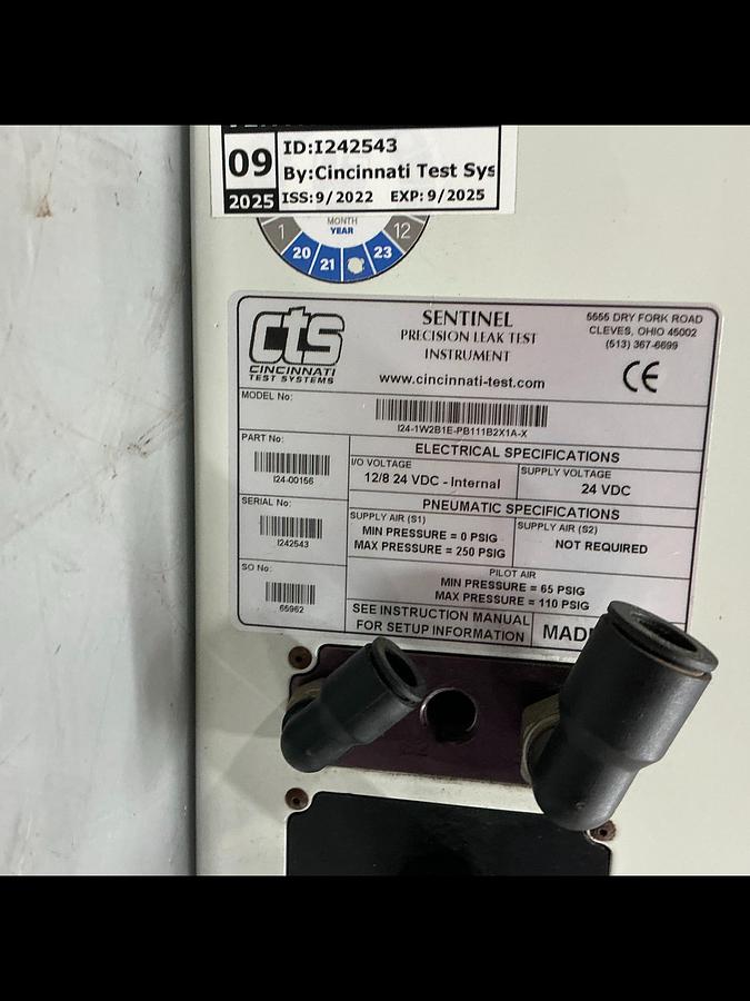 Used CTS 124-1W2B1E-PB111B2X1A-X