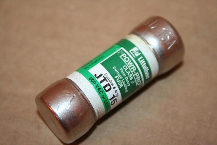 Used LITTELFUSE 15 Amp Fuse JTD-15 Used