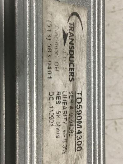 Used TRANSDUCER TECHNIQUES Linear Transducer TD590M4300 #140729