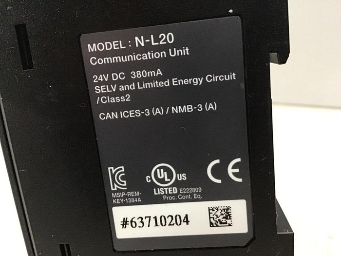 Used KEYENCE CORP Communication Module N-L20 #133902
