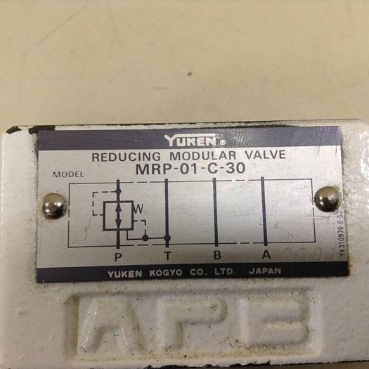 Used YUKEN Reducing Modular Valve MRP-01-C-30 #72665