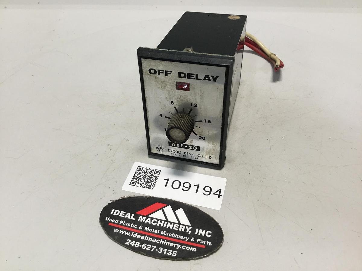 Used KYODO DENKI Off Delay Timer ATF-20 Used