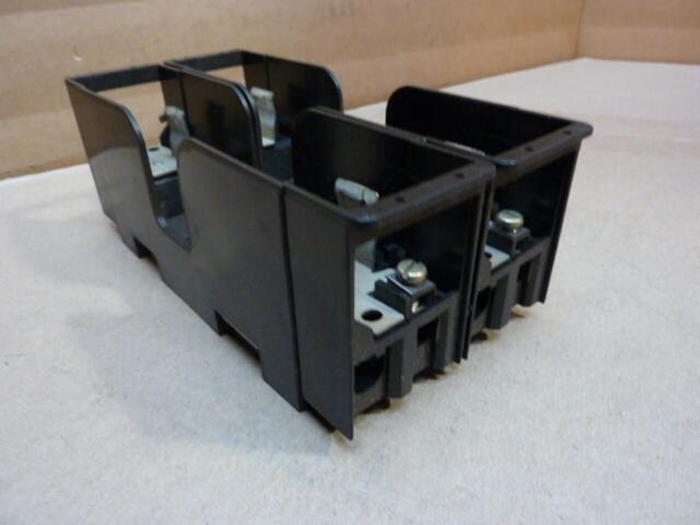 Used WESTINGHOUSE 30 Amp Double Fuse Holder W632HA #30052