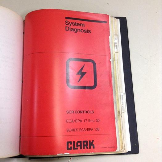 Used CLARK EQUIPMENT Various Manuals SCR MANUALS #71087