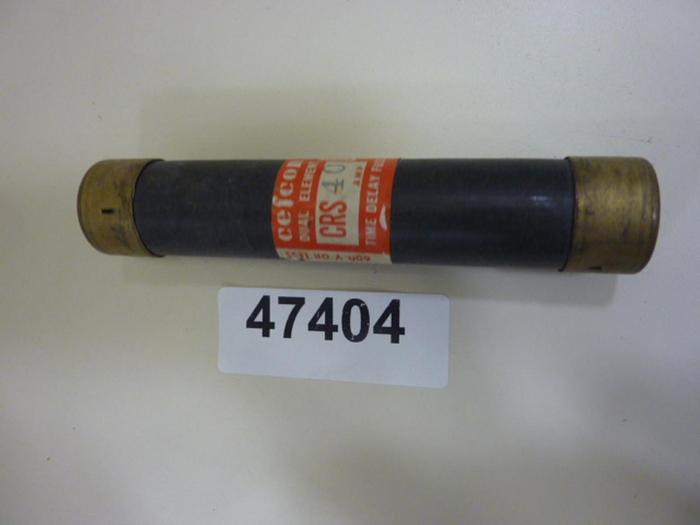 Used CEFCON 40 Amp Fuse CRS40 #47404